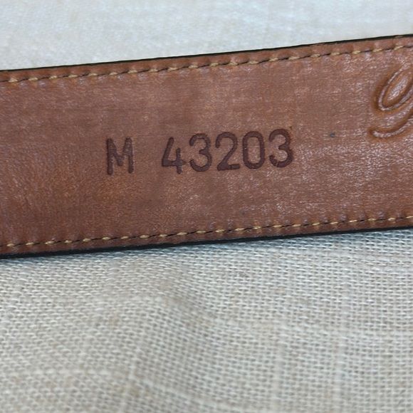 Brighton Brand Museum Collection Black Leather Belt - Picture 4 of 9